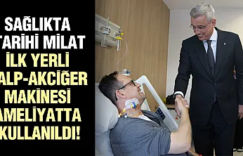 Sağlık Bakanı Memişoğlu: 'Yerli kalp-akciğer makinesini ilk kez bir hastada kullandık'