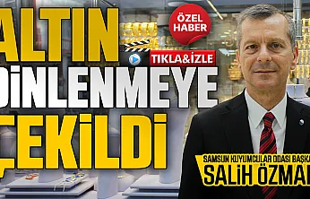 Salih Özman, 'Altındaki düşüş geçici bir dinlenme, panik yok'