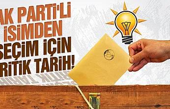 Şamil Tayyar'dan seçim kulislerini hareketlendiren tarih!