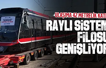 Samsun'a 12 yeni tramvaydan dördüncüsü geldi