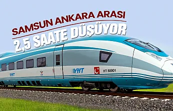 Samsun'a gelecek hızlı tren hattında iki etabın ihalesi tamamlandı