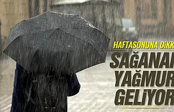 Samsun'a sağanak yağmur geliyor
