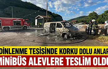 Samsun-Ankara Karayolunda Yangın