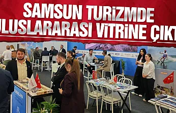 Samsun, Antalya Turizm Fuarı'nda uluslararası pazara açıldı