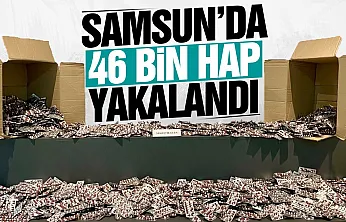 Samsun Atakum'da Uyuşturucu Operasyonu, 46 Bin Hap Ele Geçirildi