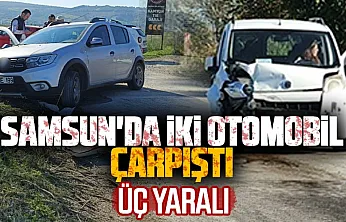 Samsun Bafra'da trafik kazası