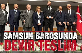 Samsun Barosu'nda Görev Değişimi