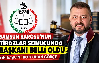 Samsun Barosunun başkanı Kutluhan Gökçe oldu