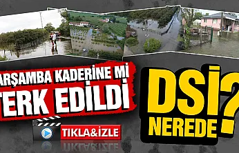 Samsun Çarşamba 17 gün sonra yine sele teslim oldu