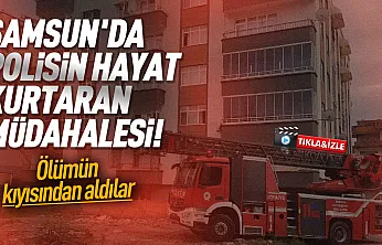 Samsun Çarşamba'da 4 ayrı suçtan aranan şahıs intihara kalkıştı