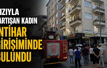 Samsun Çarşamba'da intihar girişimi