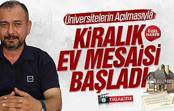 Samsun Çarşamba'da öğrenciler kiralık ev arayışına girdi