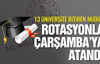 Samsun Çarşamba Milli Eğitim'de görev değişimi