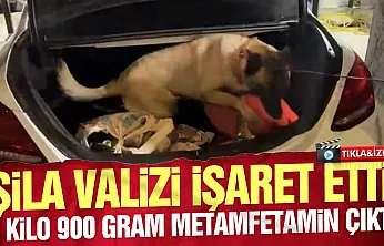 Samsun'da 1 kilo 900 gram metamfetamini buldu