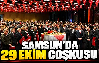 Samsun'da 29 Ekim Cumhuriyet Bayramı kabul töreni ve konserle kutlandı