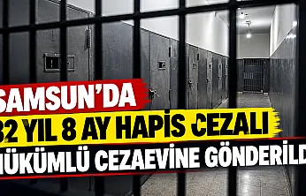 Samsun'da 32 yıl hapis cezası bulunan firari dolandırıcı yakalandı