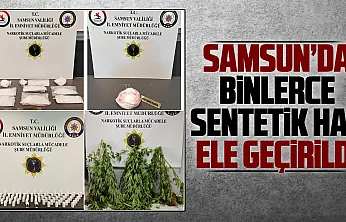 Samsun'da 4 ilçede eş zamanlı uyuşturucu operasyonu