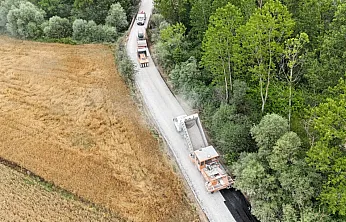 Samsun'da 40 yıllık asfalt hasreti sona erdi