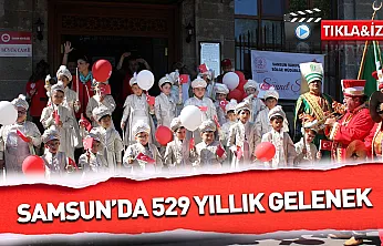 Samsun'da 529 Yıllık Gelenek, Büyük Cami'de Mehteran Coşkusuyla Sünnet Şöleni