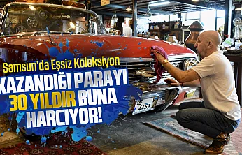Samsun'da antika aşkı sınır tanımıyor: Hangardan taşan koleksiyon