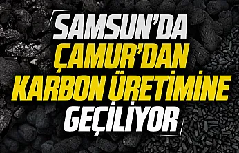 Samsun'da atık çamur için yeni dönem Karbon üretimine başlandı