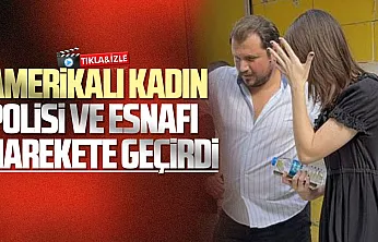 Samsun'da çatıya çıkan genç kadın ekipler tarafından indirildi