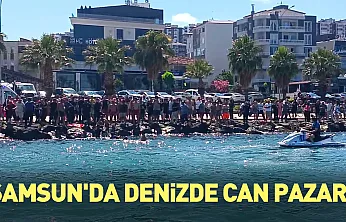Samsun'da denizde can pazarı: 45 yaşındaki adamın durumu ağır
