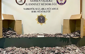 Zehir Tacirlerine Darbe: Samsun'da 80 Bin Hap Yakalandı