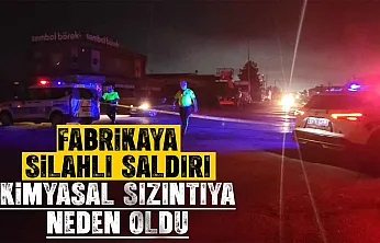 Samsun'da Fabrikaya Silahlı Saldırı Sonucu Kimyasal Sızıntı Yaşandı