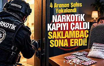 Samsun'da firari hükümlüler yakalandı, uyuşturucu ele geçirildi