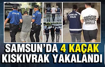 Samsun'da Haklarında Hapis Cezası Bulunan 4 Hükümlü Yakalandı