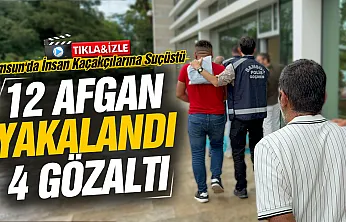 Samsun'da insan kaçakçıları suçüstü yakalandı