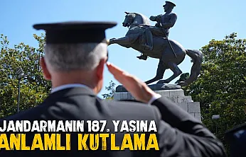 Samsun'da Jandarma Teşkilatının 187. kuruluş yıl dönümü kutlandı