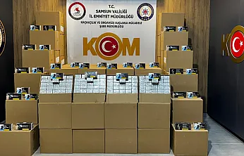 Samsun'da kaçak makaron ticaretine darbe
