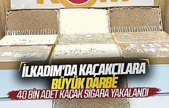 Samsun'da kaçak sigara operasyonu: 40 bin doldurulmuş makaron ele geçirildi