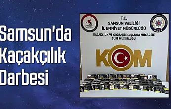 Samsun'da Kaçakçılık Darbesi! 11 bin 200 makaron ele geçirildi!