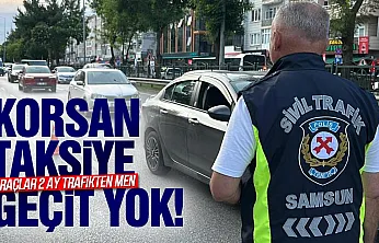 Samsun'da Korsan Taksi Denetimi: 3 Sürücüye 300 Bin TL Ceza