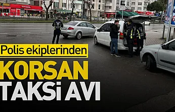 Samsun'da Korsan Taksilere Ceza ve Men