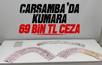 Samsun'da kumar oynayan 6 kişiye 69 bin TL ceza