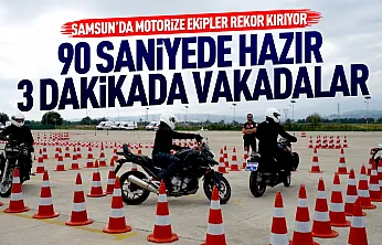 Samsun'da motorize ekipler 800 vakaya ulaştı
