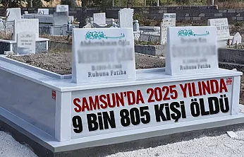 Samsun'da ölüm ve intiharların en yaygın nedenleri belli oldu