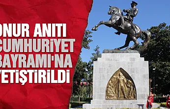 Samsun'da Onur Anıtı restorasyonu tamamlandı