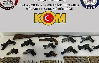 Samsun'da silah ticareti ve düğün magandalığı operasyonu