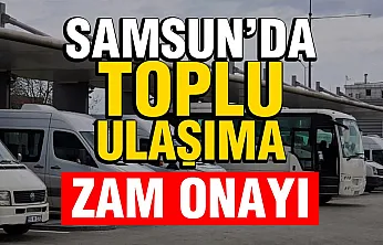 Samsun'da toplu taşıma ücretlerine zam teklifi