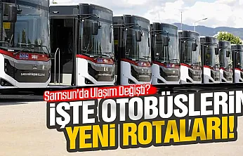 Samsun'da toplu taşımada yeni dönem