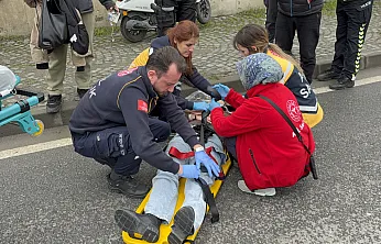 Samsun'da trafik kazası: Genç kadın yaralandı