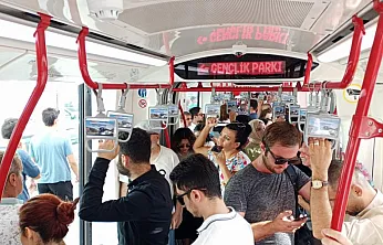 Samsun'da Tramvaylarda Klima Çilesi