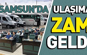 Samsun'da ulaşıma zam teklifi Meclis'ten geçti