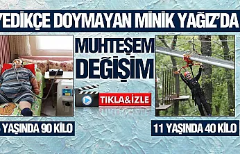 Samsun'da Yağız'ın inanılmaz değişimi, 5 yaşında 90 kiloydu, 11 yaşında 40 kilo