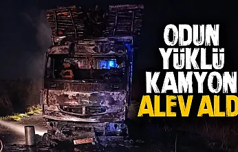 Samsun'da yanan kamyon kullanılamaz hale geldi